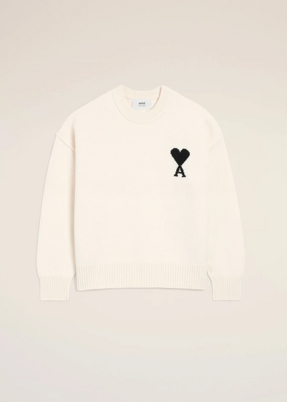 PULL BLANC COL ROND AMI