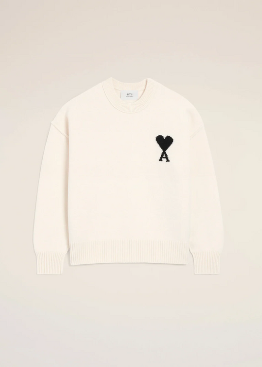 PULL BLANC COL ROND AMI