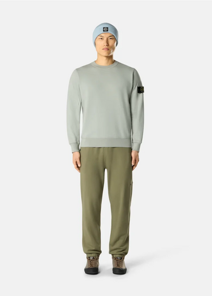 PULL VERT SAUGE COTON STONE