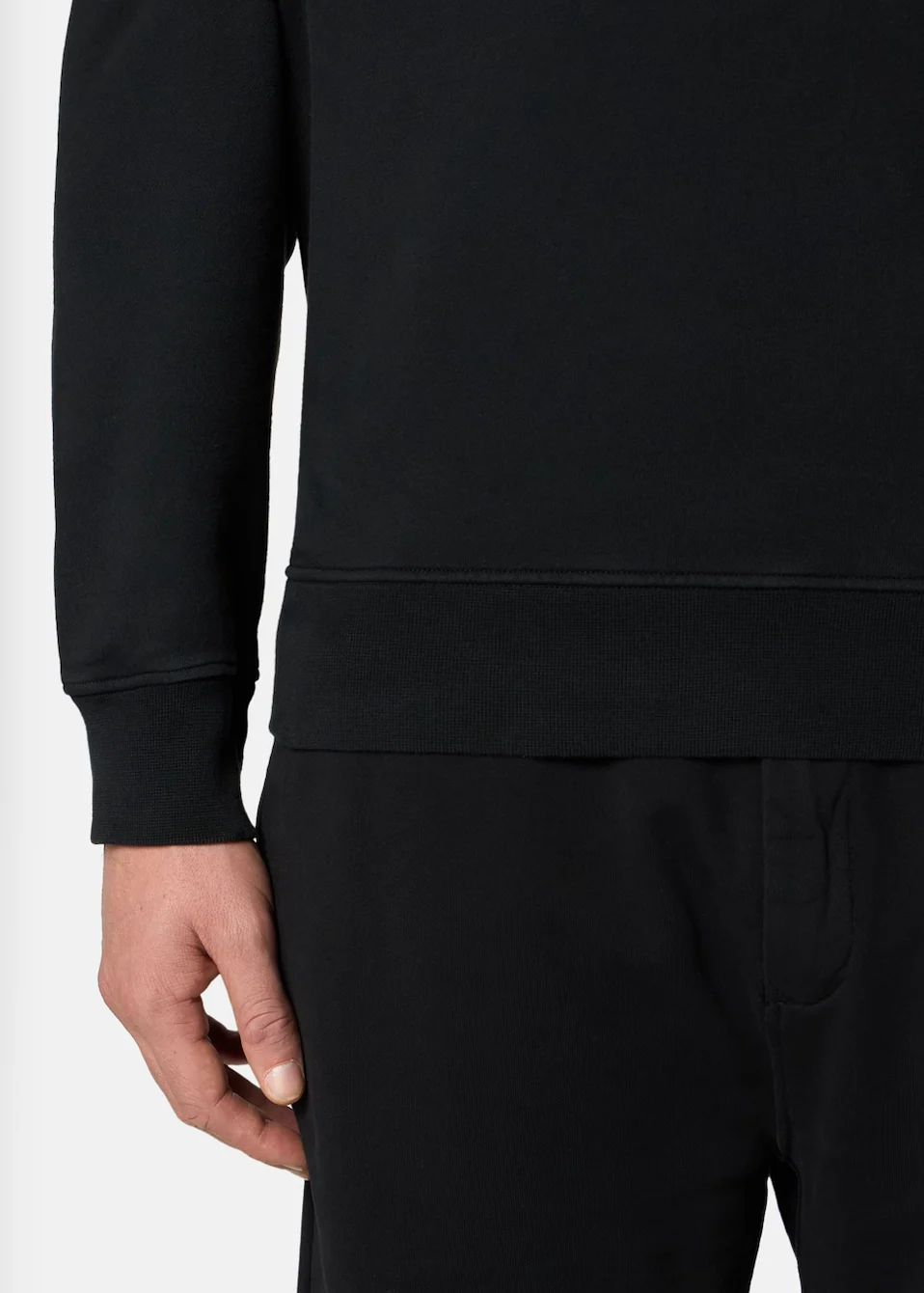 PULL COTON NOIR STONE