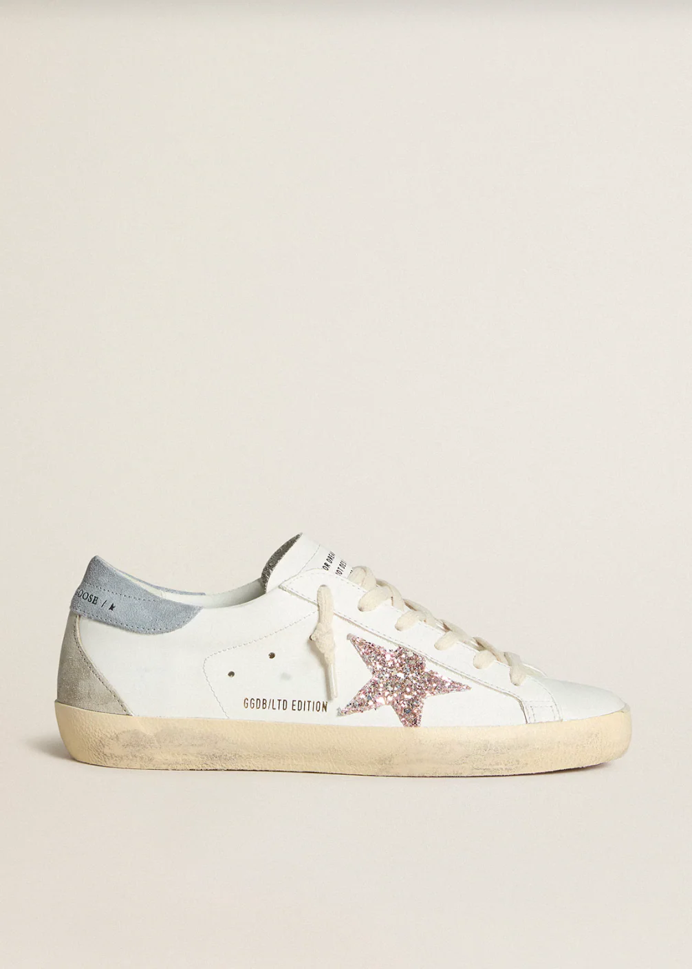 Super-Star paillettes et daim