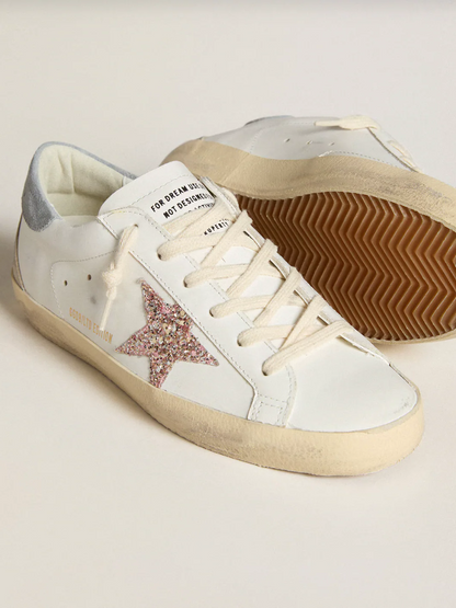 Super-Star paillettes et daim