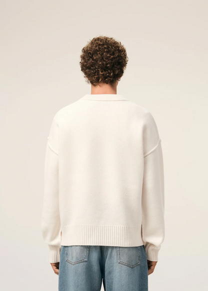 PULL BLANC COL ROND AMl