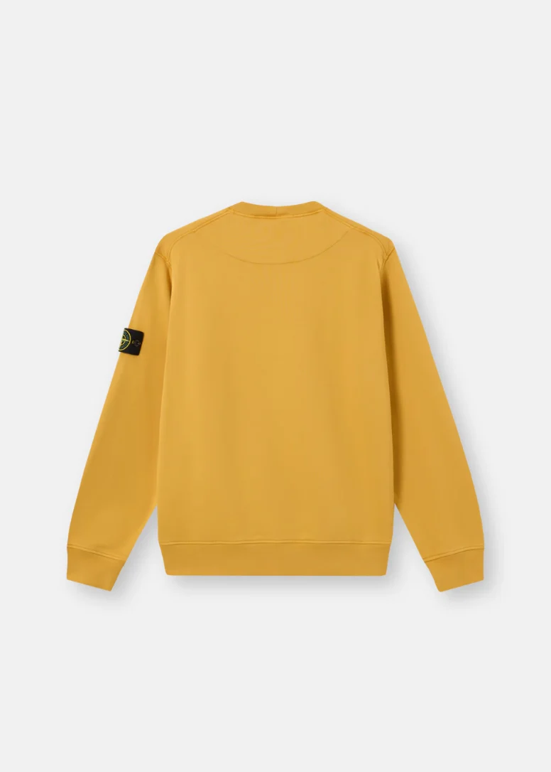 PULL COTON MOUTARDE STONE