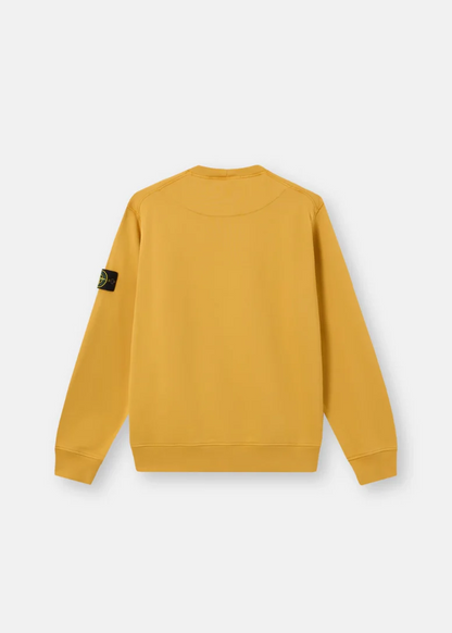 PULL COTON MOUTARDE STONE