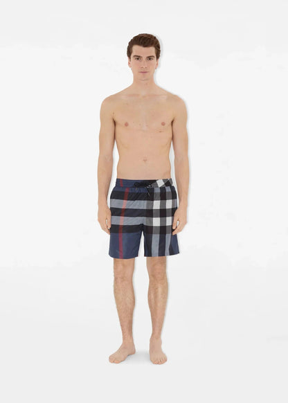 Short de bain Bleu